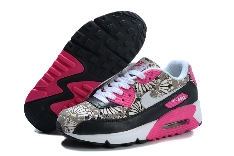 Nike Air Max Shoes Womens Black/Gray/Pink Online